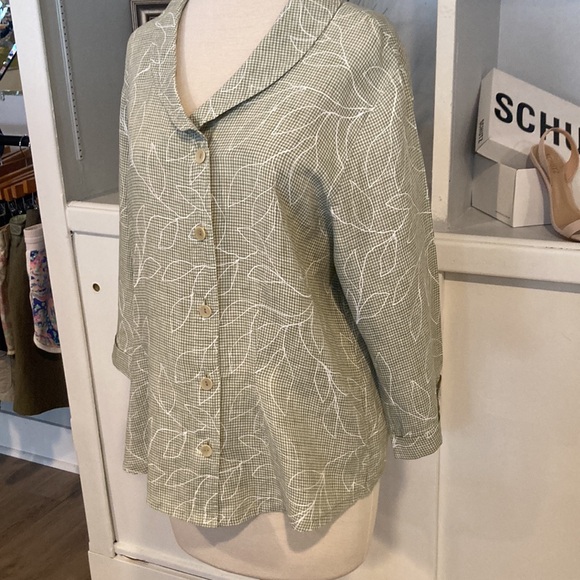 FLAX Button Down - Picture 4 of 6